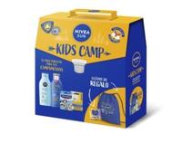 NIVEA SUN Pack Perfecto Para Tus Campamentos Incluye Loción Solar Kids FP50+ Resistente al Agua, After Sun Hidratante, Bálsamo Labial con Protección Solar y apósitos para heridas