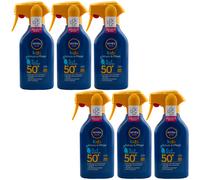 Nivea Sun Kids Protección & Cuidado Fps 50 + 6 X 250ml Uva / Uvb Resistente Al