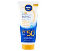 NIVEA SUN Kids - Protección solar diaria UPF 50+ 100 ml, protector solar para niños 50 para cara y cuerpo, protección solar para 50 niños, extra impermeable, para piel sensible, sin perfume