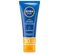 Nivea Sun Lightweight Protection and Hidrating Face Cream High Protection Formula, Fast Absorbing Daily Facial Cream, Non-Greasy Finish, 50 ml, Travel Size