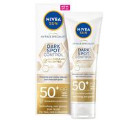 NIVEA SUN Pack ahorro Protección Facial Dark Spot Luminous 630 FP50+. Protección UV alta. Pack de 3 unidades