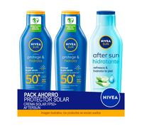 NIVEA SUN Pack ahorro protector solar - Contiene crema solar FP50+ y aftersun