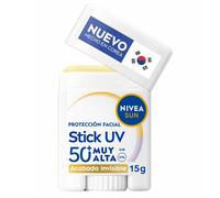 Nivea Sun Protección Facial Stick UV SPF50+ Tacto Sedoso 15 gr