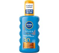 NIVEA SUN Protección y bronceado en spray solar SPF 30, crema solar con extracto de pro-melanina para un bronceado uniforme, protección solar instantánea con sistema de filtro UVA/UVB (200 ml)