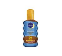 NIVEA SUN Protege & Broncea - Aceite Solar Doble Efecto FP20 - Protección Solar UVA/UVB Inmediata - Activador de Melanina Patentado, Sin Autobronceador - Resistente al agua - Todo Tipo de Piel - 50 ml
