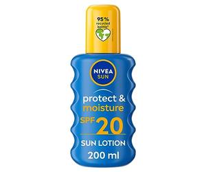 Nivea Sun Protect and Moisture Spray Solar Hidratante de Protección Media, SPF 20-200 ml