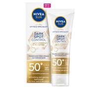 NIVEA SUN UV Face Specialist Luminous630 SPF 50+ - Líquido solar (40 ml), reduce visiblemente las manchas inducidas por el sol para una piel uniforme y luminosa, no grasoso con ácido hialurónico y