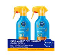 NIVEA SUN Protege & Broncea Spray Solar FP30 270ml - Pack ahorro de 2 unidades (total 540ml)