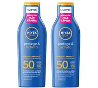 Nivea Sun Protege & Hidrata Loción Solar SPF50+ 2x200 ml