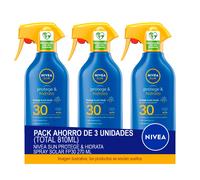 NIVEA SUN Protege & Hidrata Spray Solar FP30 270 ml - Pack ahorro de 3 unidades (total 810ml)