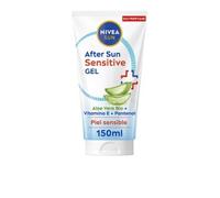 NIVEA SUN After Sun Sensitive Gel-Crema (1 x 150 ml), crema calmante con aloe vera, crema hidratante para piel sensible y con alergia al sol
