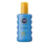 NIVEA SUN Spray solar activador de bronceado Protect & Bronze FPS 20 (1 x 200 ml), crema solar con protección solar UVA/UVB para un bronceado natural
