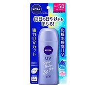 NIVEA Sun Super Water Gel 80g - SPF50 PA+++ | No Scent | Remove by Soap | for Face and Body | Moisture Ingredients - Collagen & Hyaluronan(Japan Import) by Nivea