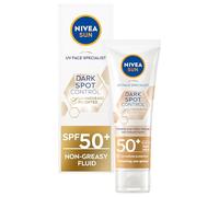NIVEA SUN UV Face Specialist Luminous630 SPF 50+ - Líquido solar (40 ml), reduce visiblemente las manchas inducidas por el sol para una piel uniforme y luminosa, no grasoso con ácido hialurónico y
