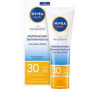 NIVEA SUN UV Gesicht Mattierender Sonnenschutz LSF 30 (50 ml), nicht fettende Sonnencreme für das Gesicht, sofort wirksame Sonnenmilch mit leichter Textur