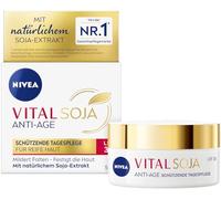 NIVEA VITAL SOJA - Crema de día protectora SPF 30, cuidado facial reafirmante para pieles maduras con extracto de soja natural, crema de día con SPF contra manchas pigmentadas (50 ml)