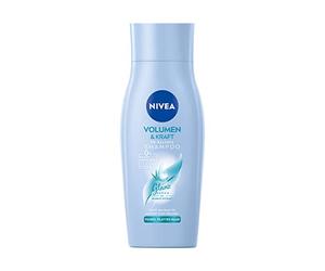 NIVEA Volume Wonder - Champú fortalecedor, 50 ml, sin silicona, volumen y brillo, cabello fino, efecto de volumen 3D