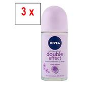 'Nivea Women de "Double Effect Desodorante Roll On, anti de perspirant - 3 Pack (3 x 50 ml)