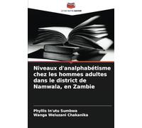 Niveaux d'analphabétisme chez les hommes adultes dans le district de Namwala, en Zambie