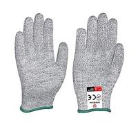 Nivel 5 FDA guantes de corte de cuchillo de grado alimenticio cocina anti-corte pescado corte guantes protectores de carne, gris