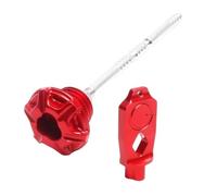 Nivel Aceite Varilla para Muji 250/300/500R/525R/AC/DS Accesorios para Motos Varilla De Nivel Aceite Motor Modificada Medidor Ahd Llaves(Red)