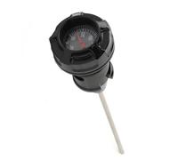 Nivel Aceite Varilla para Softail para Breakout para FXBRS para FXBR para Deluxe para FLDE para Motocicletas Calle Varilla Medición Temperatura Aceite Indicador(Black)