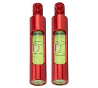 Nivel de arco, 2 piezas de herramienta de nivelación de arco de tiro con liviana atornillada: se adapta a la mayoría de los arcos compuestos y soportes estabilizadores para un disparo preciso