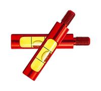 Nivel de arco, herramienta ajustable de 2 piezas, 7 x 1,3 cm, nivel estabilizador, medidor de afinación de tiro con arco, ayuda de posicionamiento ajustable, para instructor, afinador, mantenimiento