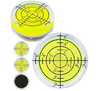 Nivel de burbuja, 5 piezas, Ø 32 mm nivel de precisión con burbuja de aire, con reverso magnético, leveling para cámaras, camping y caravanas, flotador redondo de ojo de buey, spirit level, tools, DIY