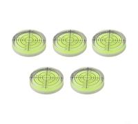 Nivel de burbuja de alto rendimiento de 32 mm para tareas de nivelación y calibración (5 unidades)
