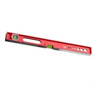 Nivel de burbuja de aluminio sólido con libélulas, juego horizontal vertical, precisión de medición de 0,5 mm, campo magnético de 60 cm (500 mm)