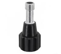 Nivel de burbuja de cámara de madera, tornillo central de aleación de aluminio, accesorios de tornillo central de trípode de teodolito de estación total para equipos de nivelación (26 mm)
