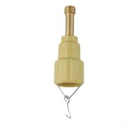 Nivel de burbuja de cámara de madera, tornillo central de aleación de aluminio, accesorios de tornillo central de trípode de teodolito de estación total para equipos de nivelación (41 mm)