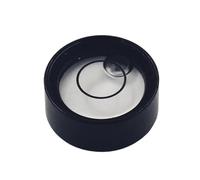 Nivel de burbuja de metal redondo, diámetro 17 mm, 18 mm, plano, nivel de agua, instrumento de medición de nivelación, celda, 1 unidad(Dia18-BW-1PCS)