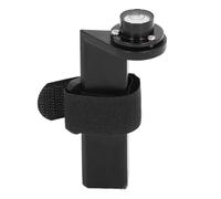 Nivel de burbuja de varilla ajustable, nivel de varilla de aluminio de grado con burbuja horizontal para postes redondos y cuadrados de 1 a 1,25 pulgadas, herramienta portátil de