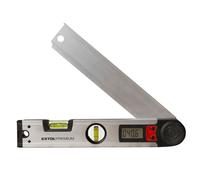 Nivel de burbuja EXTOL PREMIUM con transportador digital, 305 mm