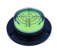 Nivel de burbuja Horizontal, Mini nivelador redondo, nivel circular, barcos, caravanas, andamio, instrumento de medición, 1 ud.(Red)