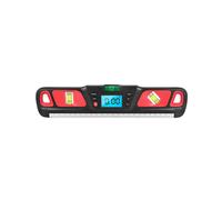 Nivel de Burbuja, Inclinómetro, Regla Horizontal, Pantalla LED Electrónica, Transportador, Medidor de Nivel Magnético B