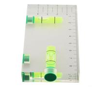 Nivel de burbuja magnética tipo T de alta precisión de 95 x 51 x 13 mm con carcasa transparente para uso industrial y doméstico, compatible con superficies metálicas