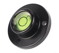 Nivel de burbuja montado en brida para verificación horizontal en tablas de calibración, bancos ópticos y accesorios de prueba (C)