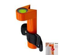 Nivel De Burbuja, Nivel De Fibra De Carbono, Barra De Centrado, Regla De Niveles Portátil, Para Constructores De Aluminio, Un Ángulo Recto, 90 Grados Para Varillas Redondas o Cuadradas, Naranja