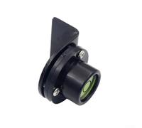 Nivel de burbuja para regla de nivel y torre, construcción de metal y acrílico, indicador de líquido verde, compatible con estación total y teodolito