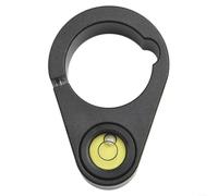 Nivel de burbuja redondo para varilla de centrado de fibra de carbono, vial de aleación de aluminio con soporte para varillas de medición de montaje GPS, accesorios de topografía de 25 mm/30 mm/32 mm