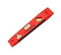 Nivel de burbuja torpedo 20 cm I Hultafors I Nivel de burbuja magnético con 3 viales de 45°/ 90°/ 180° I Made in EU I Ultrarrobusto para diferentes mediciones I 401853