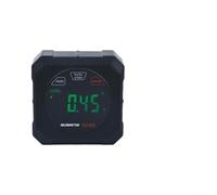 Nivel digital con pantalla táctil, inclinómetro magnético transportador de 62 mm, precisión de ± 0,2°, regla de ángulo LCD, goniómetro electrónico recargable