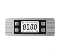 Nivel digital de burbuja magnético con pantalla LCD retroiluminada y función de bloqueo de datos para medición de ángulo de 360 grados, transportador, inclinación