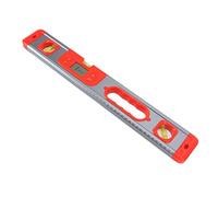 Nivel Digital Profesional con Bloqueo de Datos, Pantalla Retroiluminada, Conversión de Ángulo y Pendiente, Medición Precisa de 0,01°, 4x90° Rango, Multifunción 3 en 1, Portátil (Rojo)