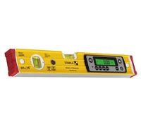 STABILA TECH 196 DL - Nivel de burbuja digital (resistente al agua y al polvo, IP67, 2 pantallas digitales, sin calibración, con bolsa, 40 cm)