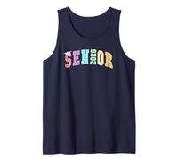 Nivel Final Senior Anuario Casi allí Clase Retro de 2026 Camiseta sin Mangas