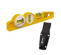 Stabila Nivel Fundición Ala de Avión 81S REM Magnético 360º 25 cm (Funda)